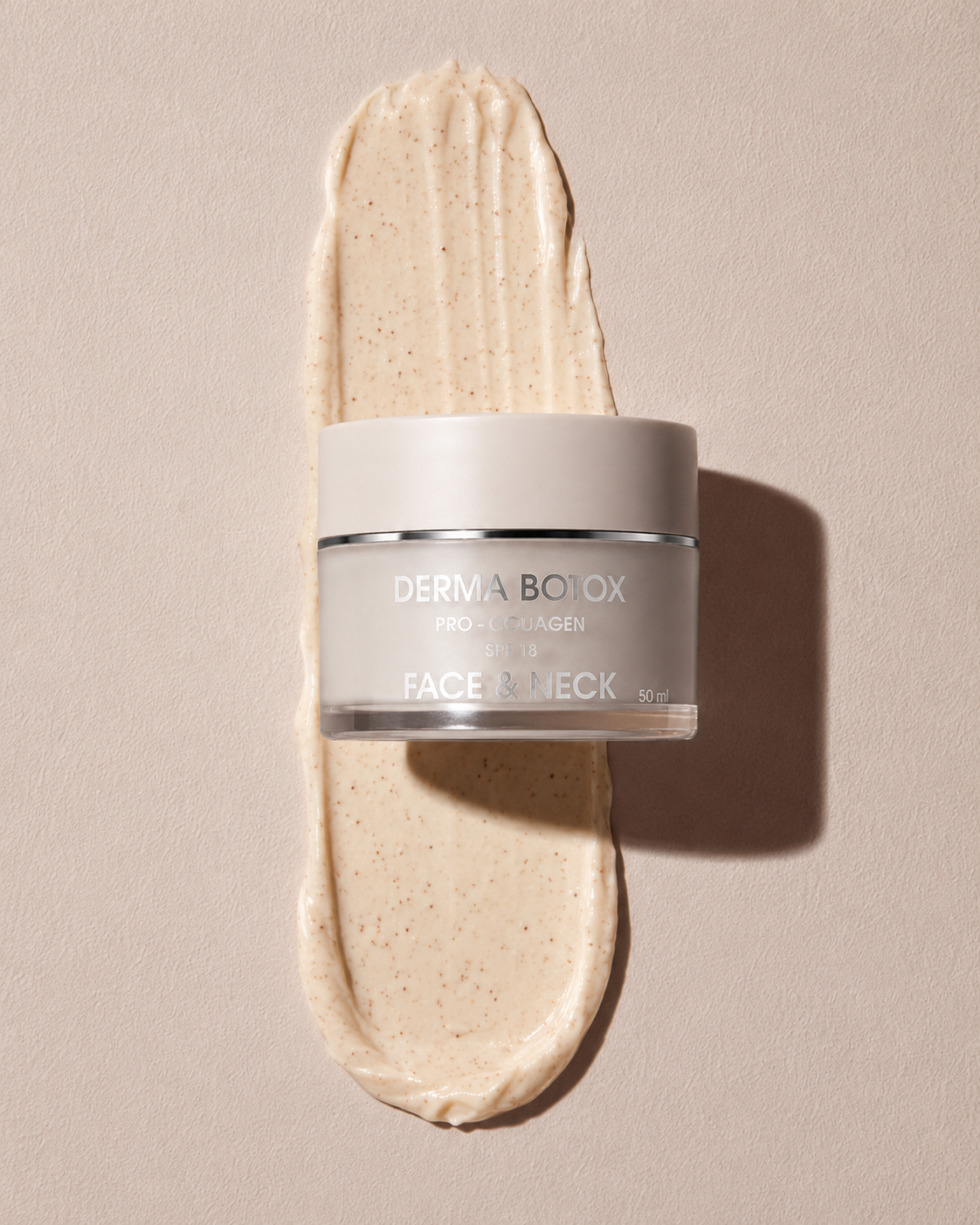 Derma Botox Day Face & Neck Cream 50ml – 5 Hyaluronic Acid, Vitamin C & Alpha Arbutin for Brighter and Hydrated Looking Skin